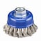 Norton Abrasives Norton Clipper 3 in. Knot Wire Cup Brush Stainless Steel 14000 rpm 1 pc 70184609150 - alternate 2